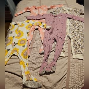 12 Month Girl Pajama Bundle/ Lot